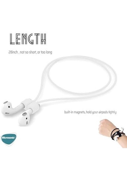 Airpods 4.nesil/anc Manyetik Mıknatıslı Kulaklık Ipi Siyah [airpods 4 ile Uyumlu Kılıf - Siyah]