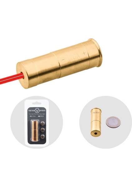 Vector Viperay 12KALIBRE Bore Sight Namlu Içi Dürbün Sıfırlama Lazeri Scbcr-02
