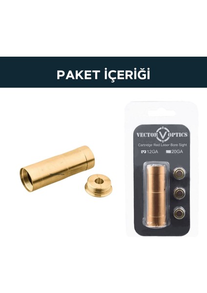Vector Viperay 12KALIBRE Bore Sight Namlu Içi Dürbün Sıfırlama Lazeri Scbcr-02 fırsatları