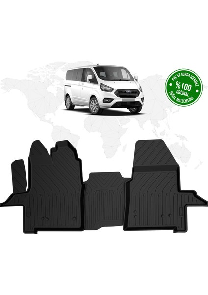 Ford Tourneo Custom 4d Havuzlu Paspas (Ön 2 Parça) 2012 - 2023 Model