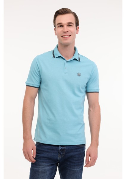 MB BTS203 Polo Tsh 5fx Yeşil Erkek Kısa Kol T-Shirt