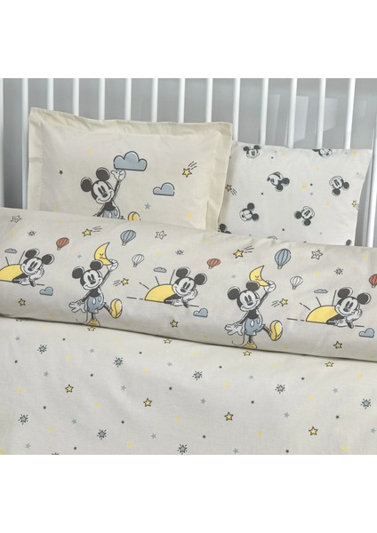 Lisanslı Disney Mickey Mouse Dream Baby Pamuk Bebek Nevresim Takımı
