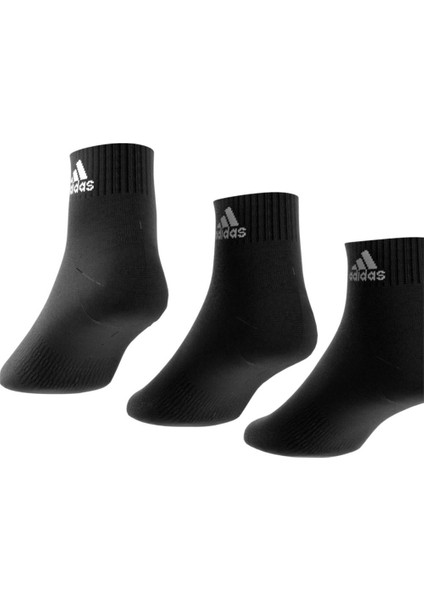T Spw Ank 3p IC1282 Unisex Siyah Çorap