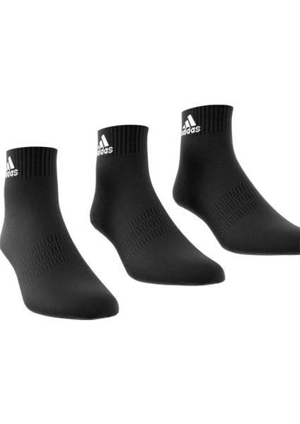 T Spw Ank 3p IC1282 Unisex Siyah Çorap