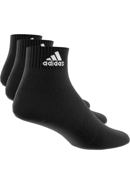 T Spw Ank 3p IC1282 Unisex Siyah Çorap