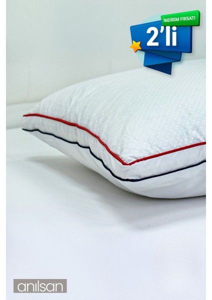2'li Kaz Tüyü Yastık - 50x70cm - Otel Yastığı - Sağlıklı Uyku Için En Iyi Yastık Seçeneği
