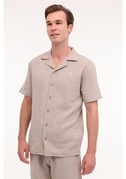 ml Raskol 61HL103 5fx Ekru Erkek Gömlek