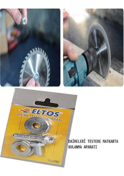 Matkapta Kullanmak Için Daire Testere Aparatı Diskleri ve 3 Adet Disk indirimleri