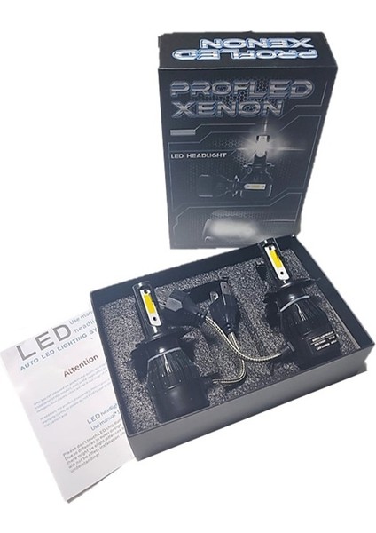 2 Adet H1 Soket LED Xenon Far Ampulü 6000K Beyaz 8000LM