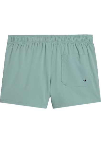 Swım Men Short Length Yeşil Erkek Deniz Şortu