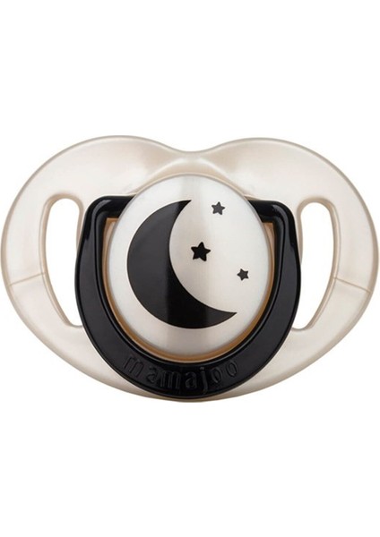 Sterilizasyon & Saklama Kutulu Black & Pearl Desenli Ikili Ortodontik Emzik Gece & Gündüz / 12 Ay+ fiyatları