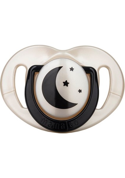 Sterilizasyon & Saklama Kutulu Black & Pearl Desenli Ikili Ortodontik Emzik Gece & Gündüz / 6 Ay+ fiyatları