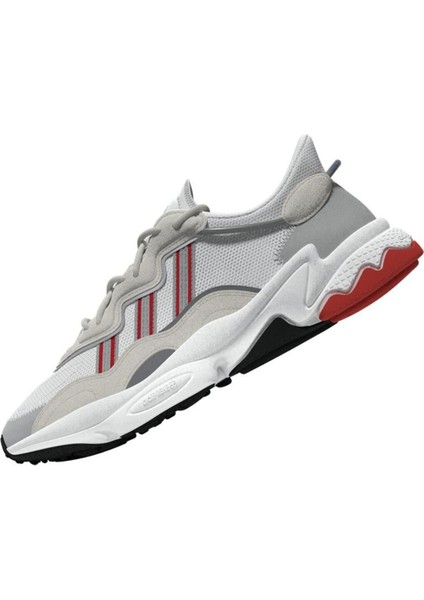 Ozweego Leather Sneaker White Hakiki Deri Günlük Spor Ayakkabı Beyaz Kırmızı fiyatları