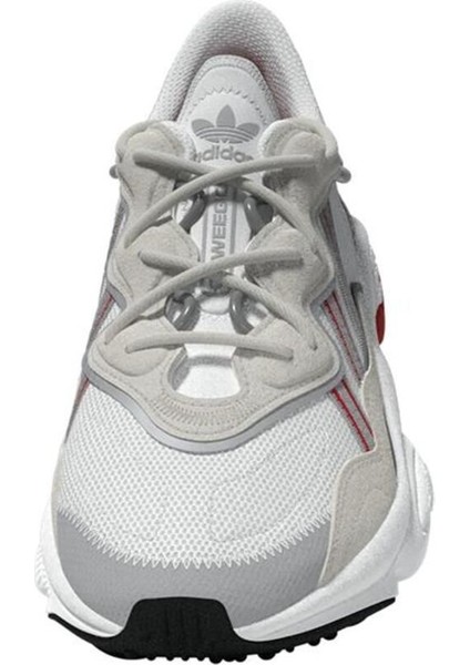 Ozweego Leather Sneaker White Hakiki Deri Günlük Spor Ayakkabı Beyaz Kırmızı fırsatları