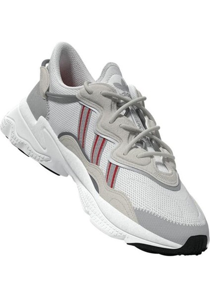 Ozweego Leather Sneaker White Hakiki Deri Günlük Spor Ayakkabı Beyaz Kırmızı indirimleri