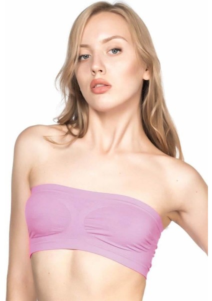 Fuşya Mı Emay 4002 Soft Straplez Büstiyer