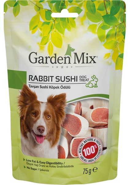 Garden Mıx Tavşan Sushi Köpek Ödülü 75 gr Bstmy