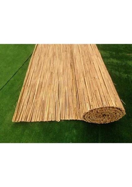 Kamış Çit Bambu Çit Hasır Çit 1,5 x 2,5 Metre Yükseklik 1,5 Metre En 2,5 Metre Misina Kamış Gölgeli
