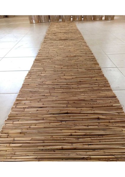 Kamış Çit Bambu Çit Hasır Çit 1,5 x 2,5 Metre Yükseklik 1,5 Metre En 2,5 Metre Misina Kamış Gölgeli