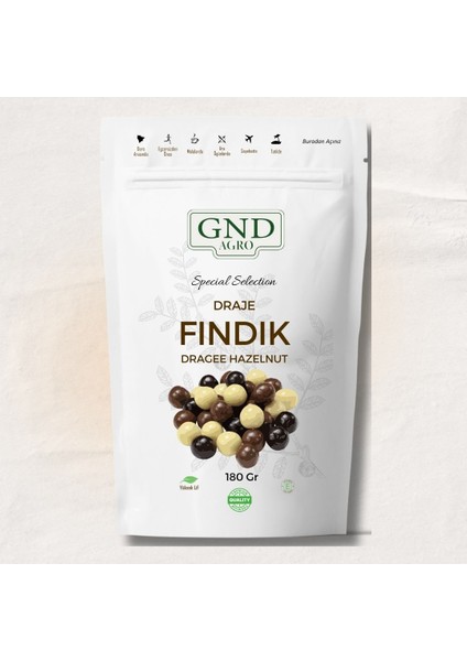 Fındık Draje - Karışık - 180 Gr.