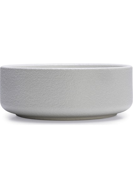 Dbl Köpek Mama Su Kabı, Seramik, Mat Beyaz, 13,5cm, 500ML Bstmy