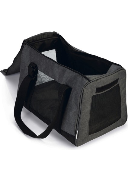 Köpek Veya Kedi Taşıma Çantası, 5kg'ye Kadar, Antrasit, 40X20X29CM Bstmy