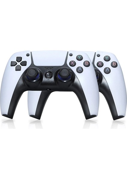 Y5 64GB Android Dual Pad 4K Game Stick - Beyaz Bstmy