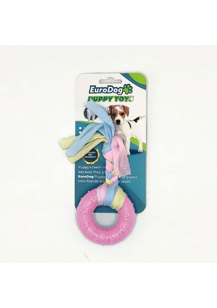 Puppy Toys Pembe Ufak Halka Diş Kaşıma Oy. Bstmy