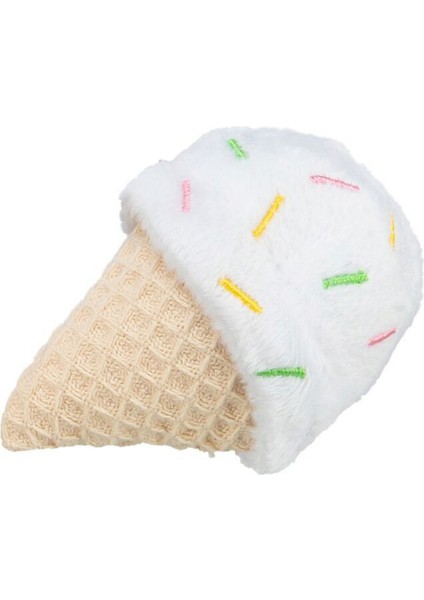 Kedi Oyuncağı, Dondurma ve Kek Şeklinde, Peluş, Kediotlu 7cm Bstmy