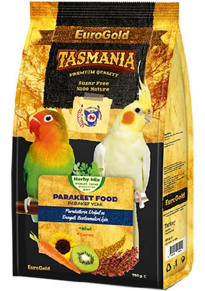 World Tasmania Paraket Yemi 750 Gr. x 2 Adet Bstmy