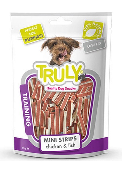 Yumuşak Köpek Ödülü Mini Tav.-Mez. Sand.90 gr x 4 Adet Bstmy