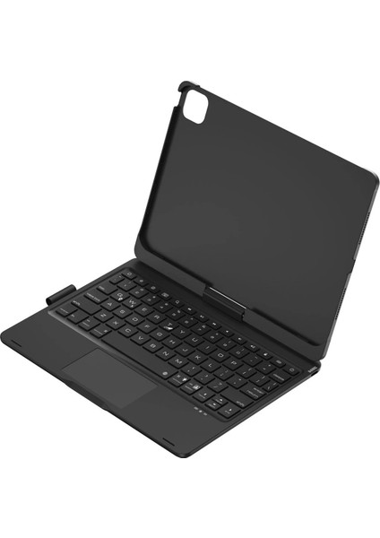 Ipad Pro 11 (2024) F11 Ats Kılıf Magic Dönen Klavyeli Tablet Kılıf - Siyah Bstmy