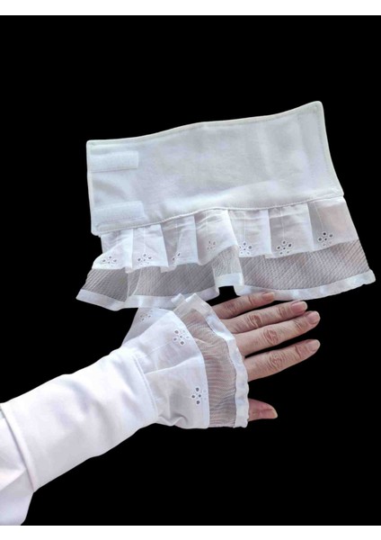 Tül Detaylı Gömlek Görünümlü Seyyar Uzatıcı Kolluk fiyatları