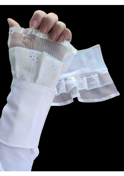 Tül Detaylı Gömlek Görünümlü Seyyar Uzatıcı Kolluk modelleri