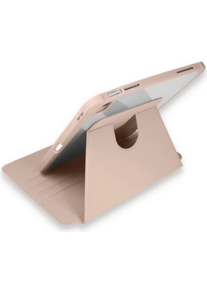 Ipad 10.2 (7.nesil) Kılıf Starling 360 Kalemlikli Tablet Kılıf - Rose Gold Bstmy