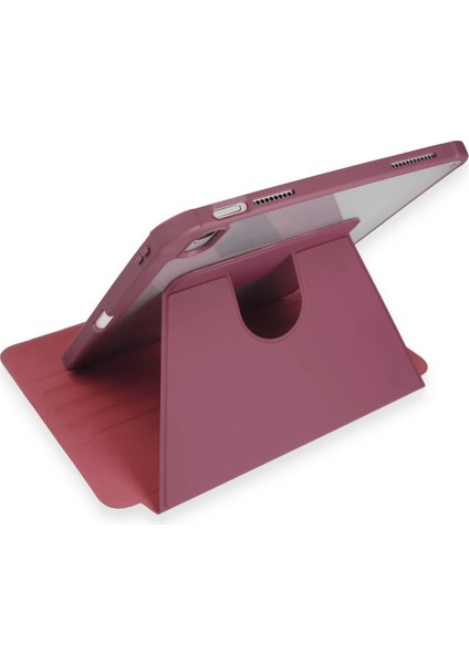 Ipad 10.2 (7.nesil) Kılıf Starling 360 Kalemlikli Tablet Kılıf - Mor Bstmy