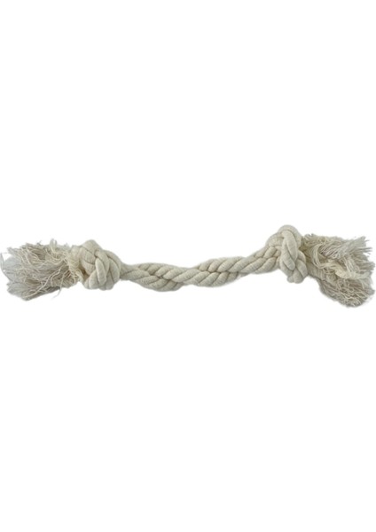 At-Getir ve Diş Kaşıma Köpek Oyuncağı, 100% Pamuk, 20CM Bstmy