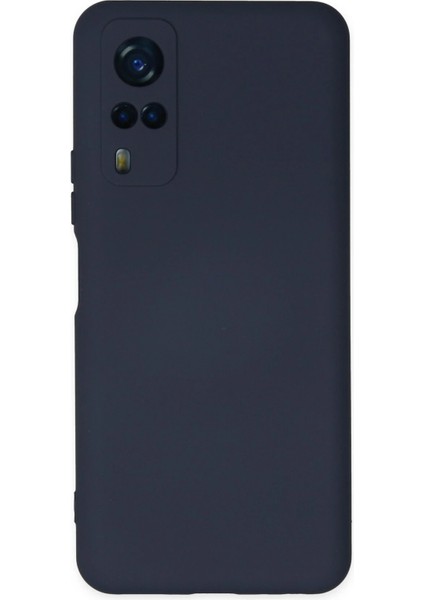 Vivo Y53S Kılıf Nano Içi Kadife Silikon - Lacivert Bstmy