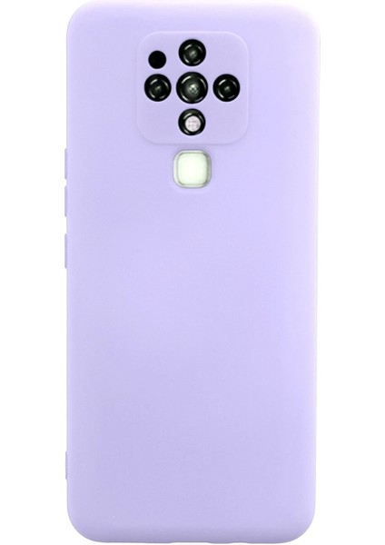 Tecno Camon 16 Kılıf Nano Içi Kadife Silikon - Lila Bstmy