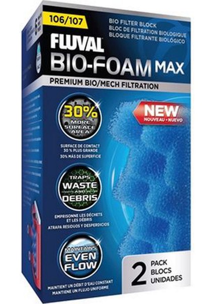 Fluval 107 Için Filtre Malzemesi Bio Foam Max Bstmy