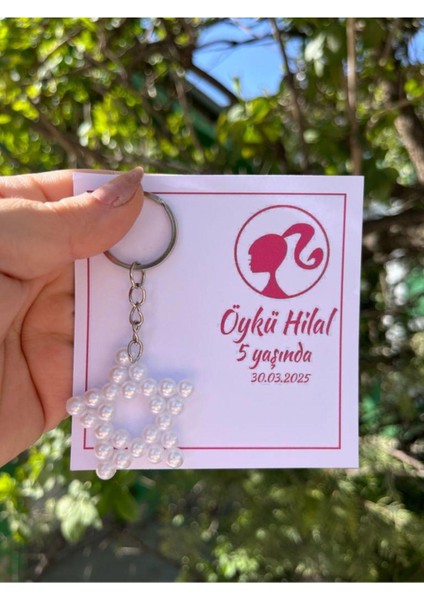 15 Adet Inci Yıldız Anahtarlık Nikah Düğün Kına Nişan Sünnet Hafizlik