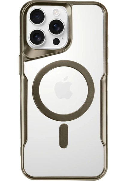 Iphone 16 Pro Kılıf Boyi Magsafe Silikon Kapak - Desert Bstmy