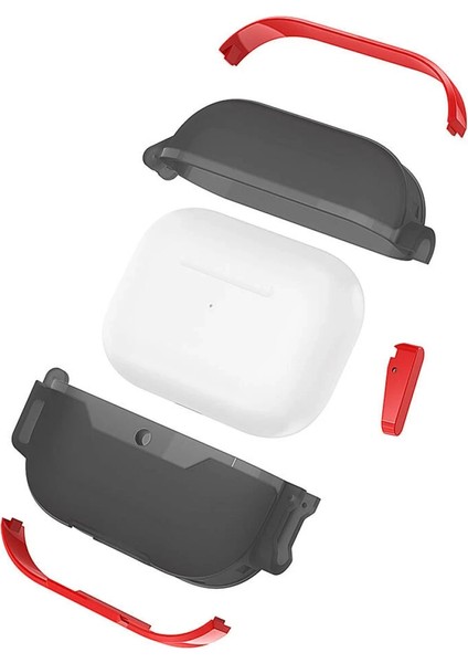 Airpods 4 (4.nesil) Predator Airpods Kılıf - Siyah Bstmy