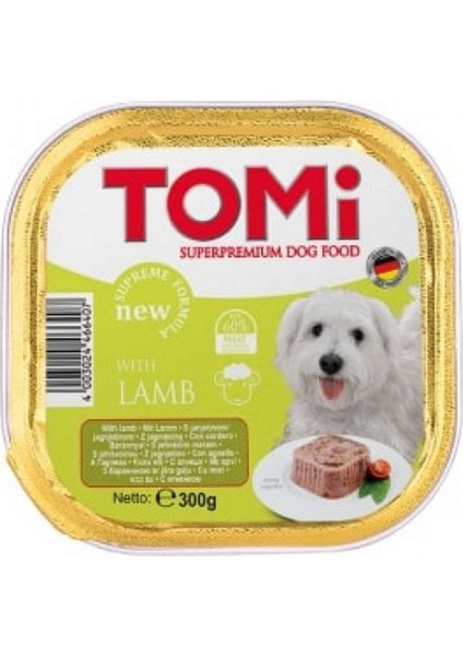 Köpek Kuzu Etli Pate Alüminyum Yaş Mama 300 gr (Pate) x 3 Adet Bstmy