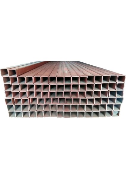 (1mt) Boyalı 40 x 40 x 3 mm Kutu Profil Boru Metal 40X40X3 Demir