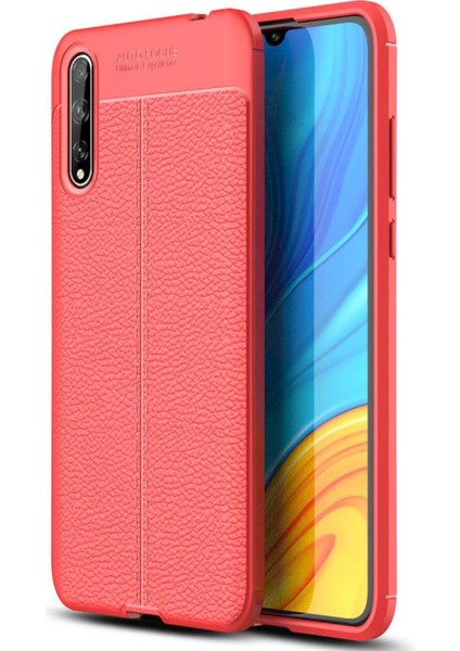 Huawei P Smart S Kılıf Auto Focus Kapak - Kırmızı Bstmy