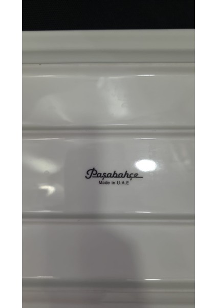 Paşa Beyaz Porselen Bahçe Tepsi U.a.e. 21X39X2CM Flat Servis Işıltı 1 Adet fiyatları