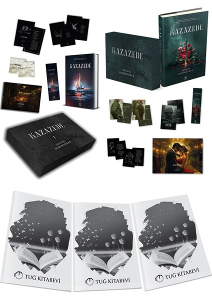 Kazazede 1 ve Kazazede 2 Özel Seri Kutulu Set Şevval Demirdöğer + Hediyeli