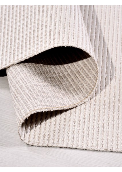 Evora EP06 Krem Sisal Yıkanabilir Silinebilir Tozmaz Salon Antre Mutfak Halı Yolluk Kilim