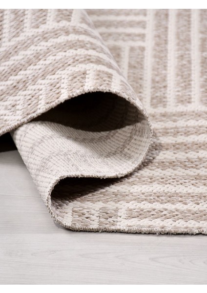Evora EP01 Kahve Sisal Yıkanabilir Silinebilir Tozmaz Salon Antre Mutfak Halı Yolluk Kilim